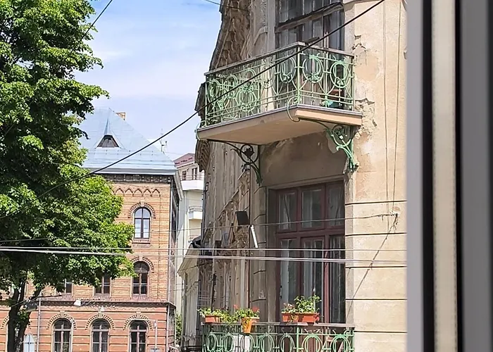 з виглядом на історичний центр львова